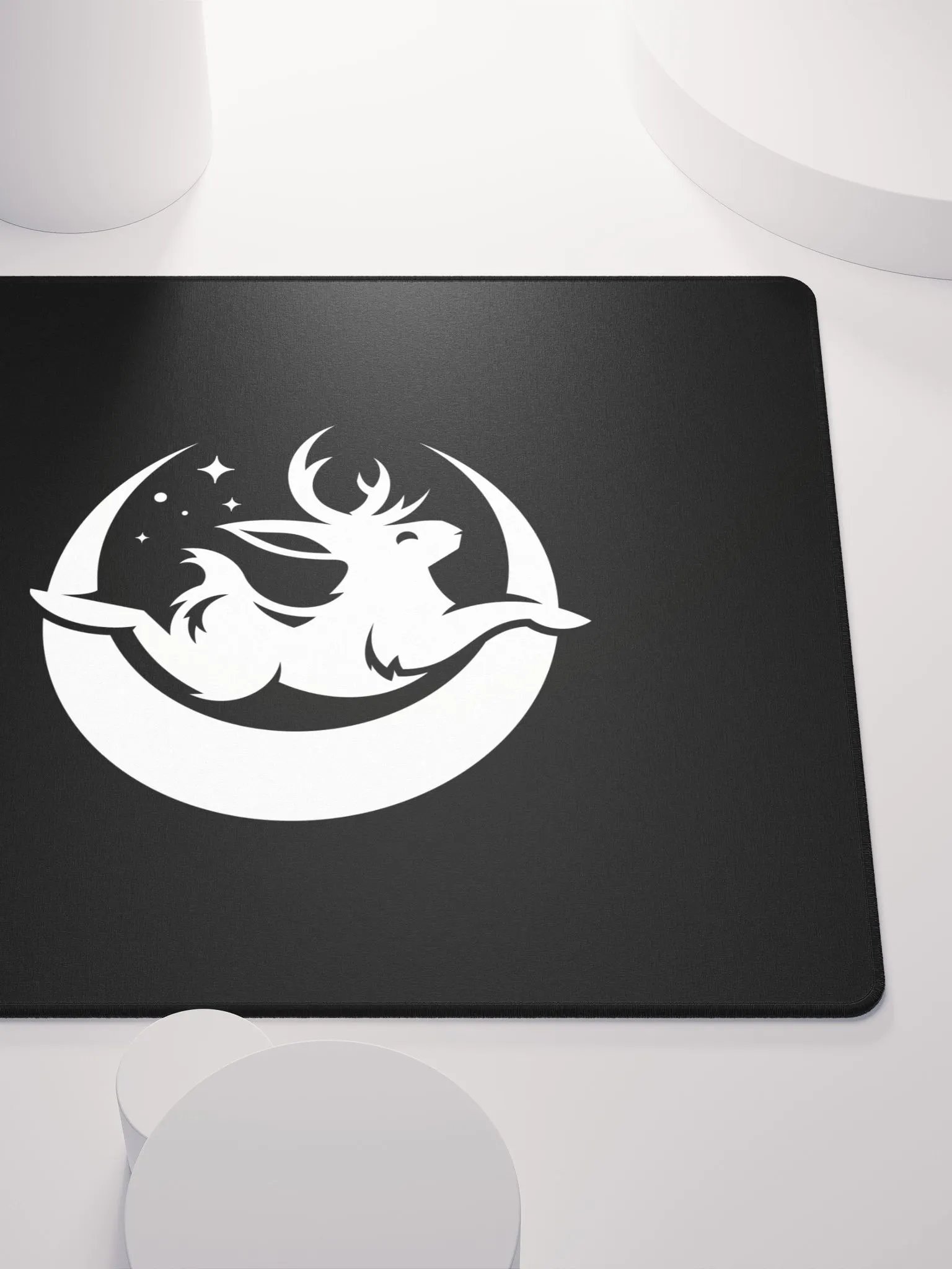 White Moonbound Gaming Mousepad product image (5)