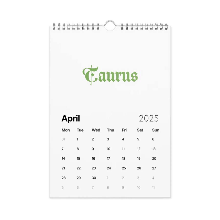 Zodiac Wall Calendar product image (1)
