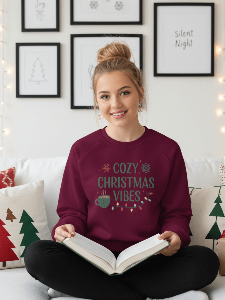 COZY CHRISTMAS VIBES Sweater product image (1)