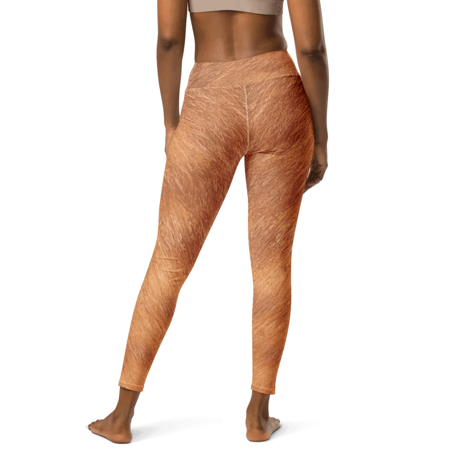 Orange cat Yoga Leggings product image (3)