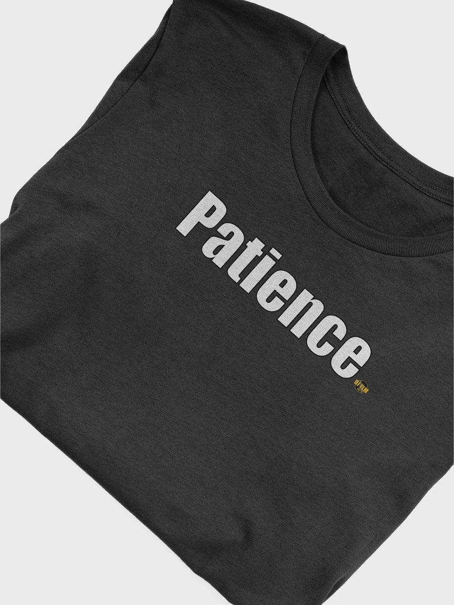 Patience Tee (white print) product image (5)