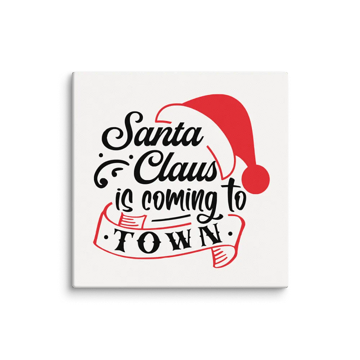 Santa Claus is Coming to Town: Festive Wall Art product image (7)