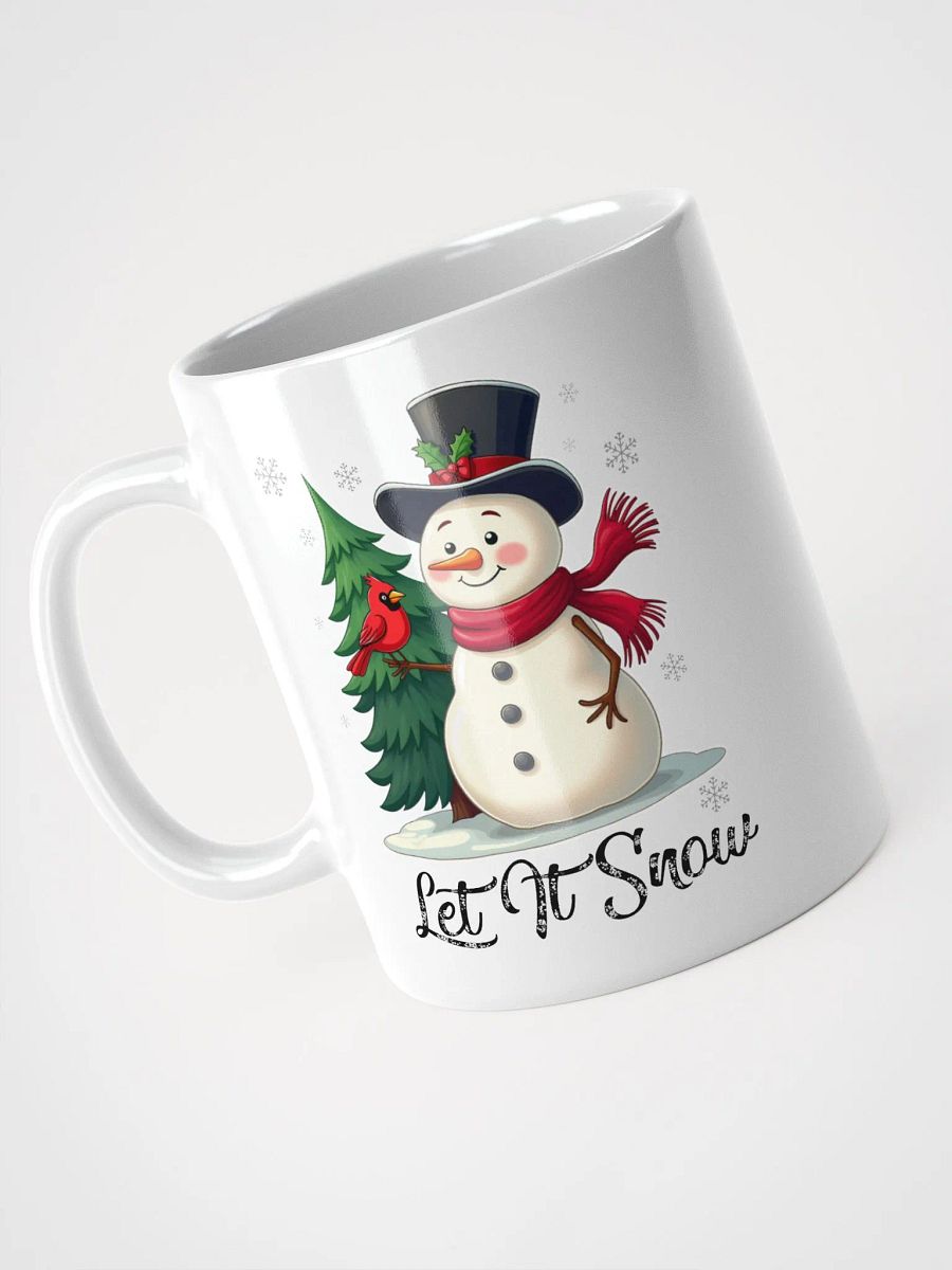 Let It Snow - Snowman with Cardinal Mug product image (9)