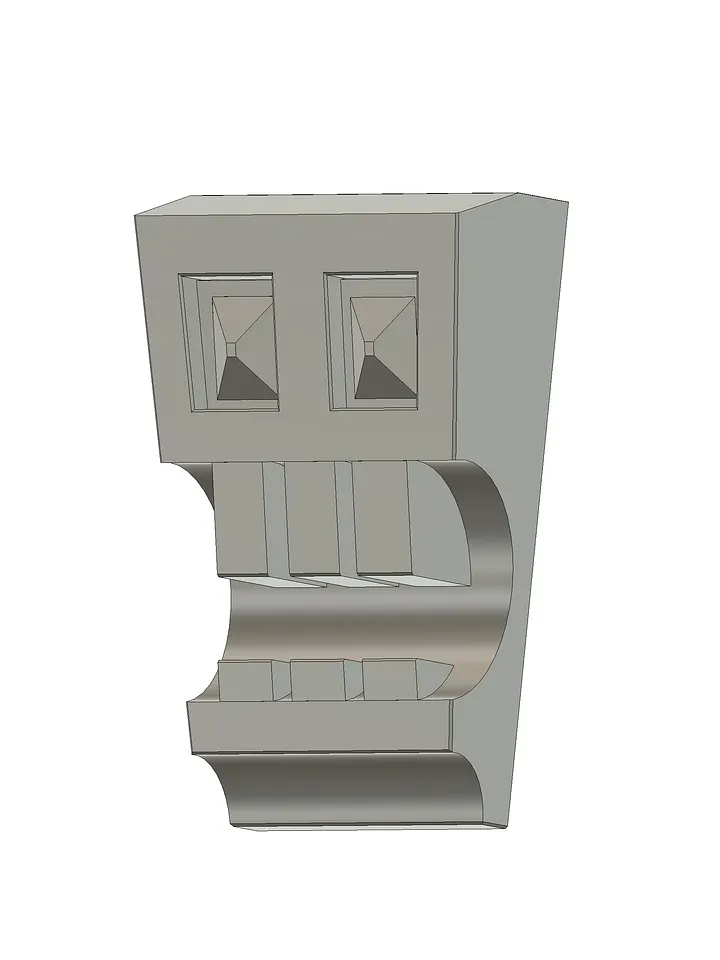 Haunted Mansion Door Carving 3D Model product image (1)