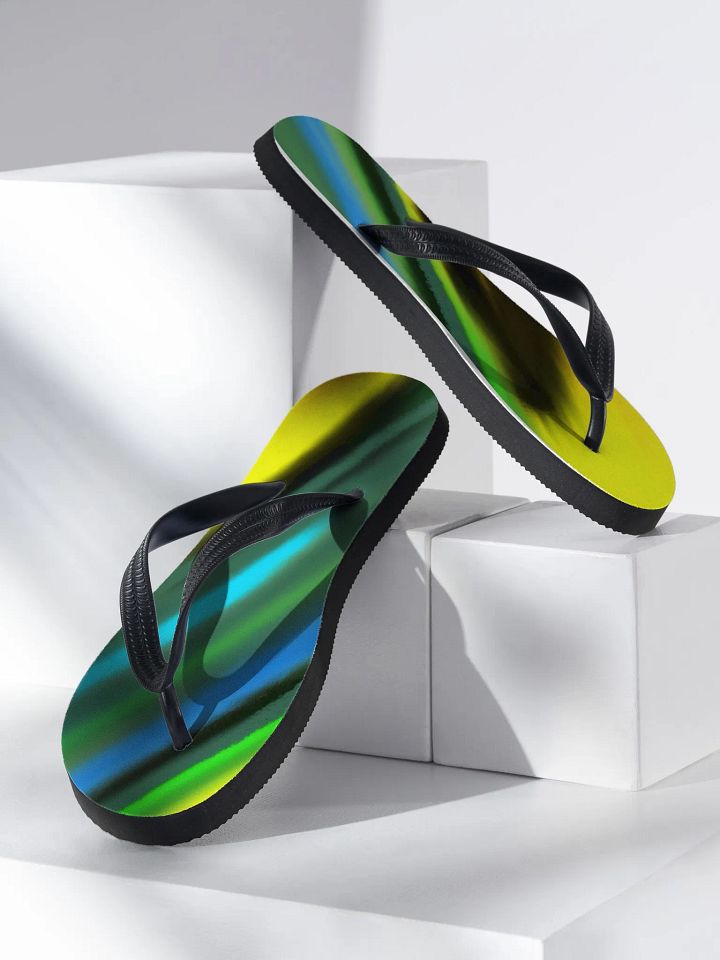 Flip-flops stripe print design product image (2)