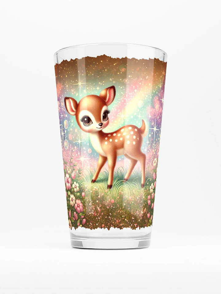 Rainbow Deer 16 oz Glass - Fantasy Glassware product image (1)