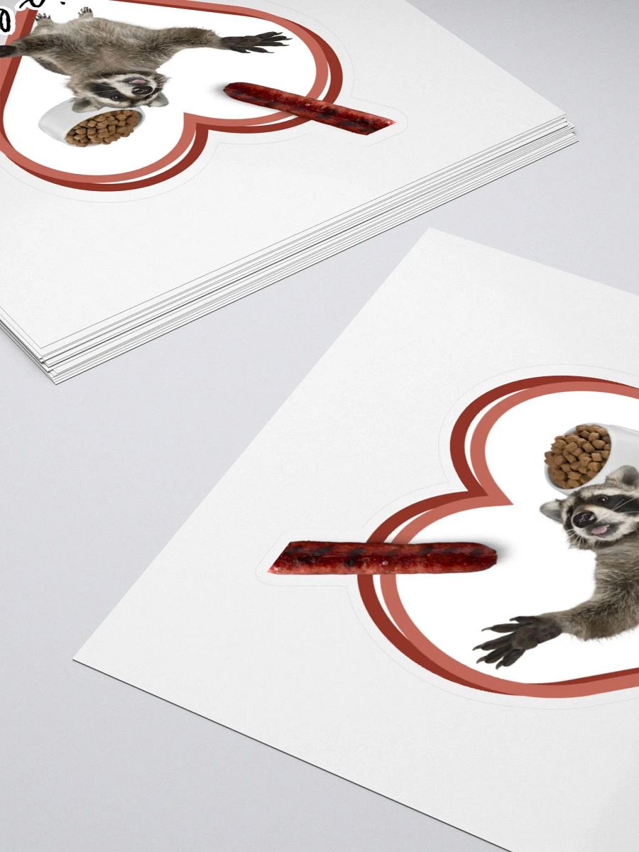 Sticker - This Is Love Raccoon product image (12)