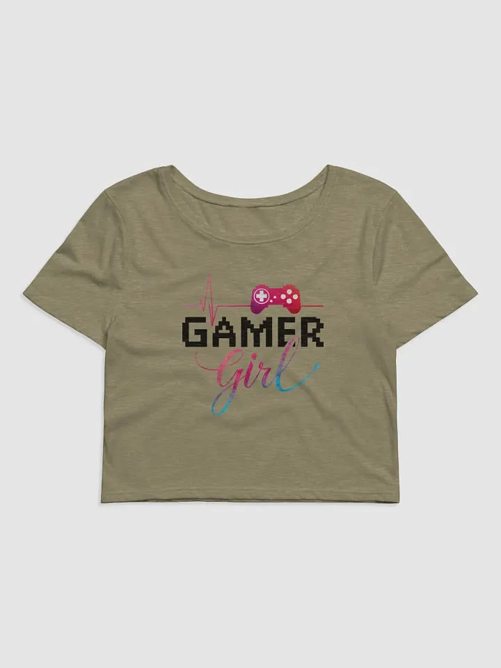 Gamer Girl Heartbeat Crop Tee product image (2)