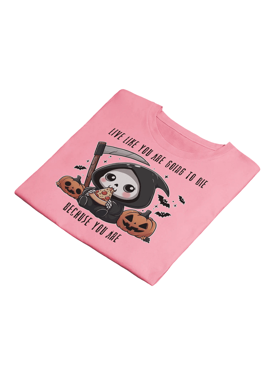 Grim Pizza Party Crop Top - Light Colors product image (3)