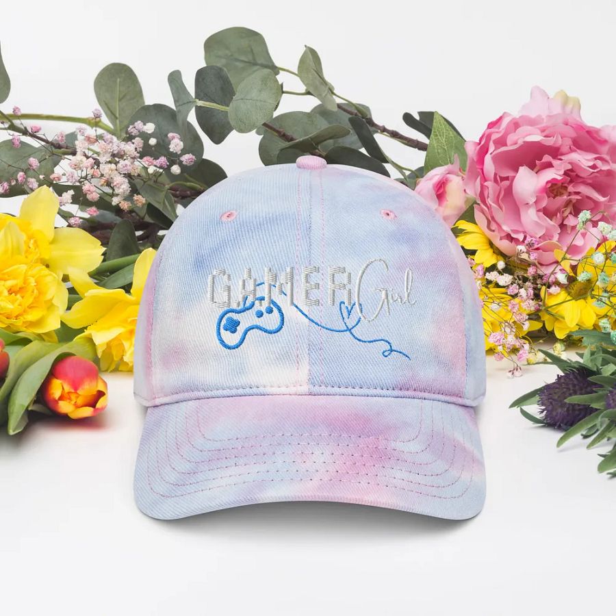 Gamer Girl Tie-Dye Hat product image (3)