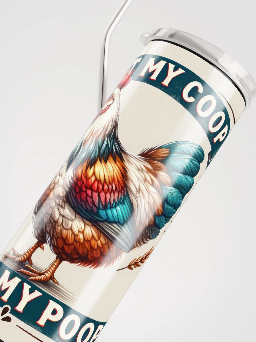 Vintage Rooster Stainless Steel Tumbler product image (6)
