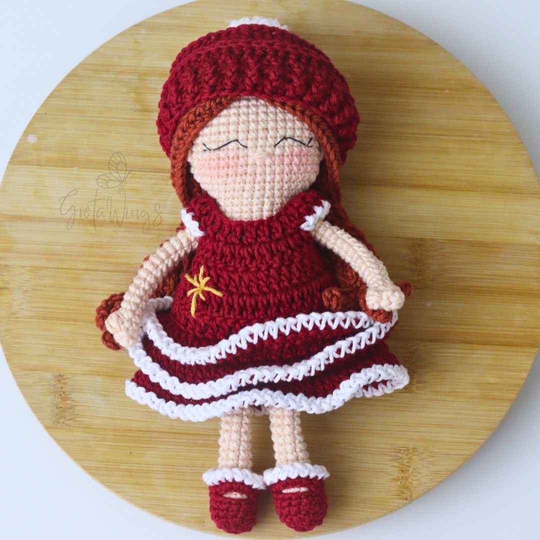 CUQUISGRETA CHRISTMAS: Amigurumi Crochet Doll Pattern (Digital Download) product image (4)