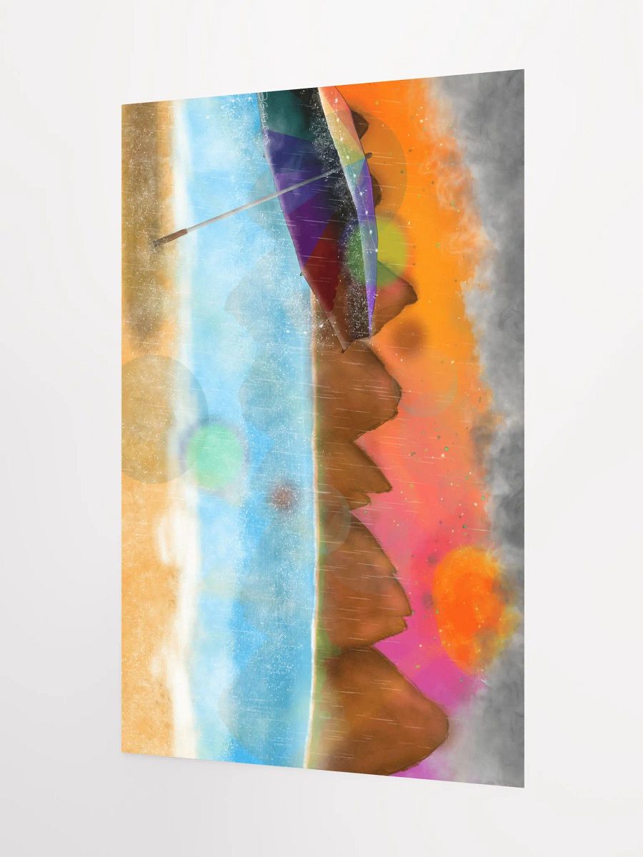 Rainy Beach Poster product image (3)