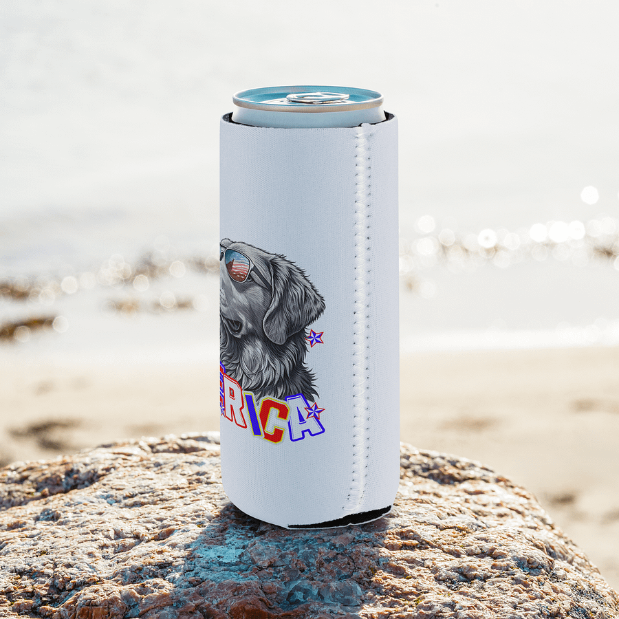 Merica Golden Retriever Patriotic Pup Can Cooler product image (8)