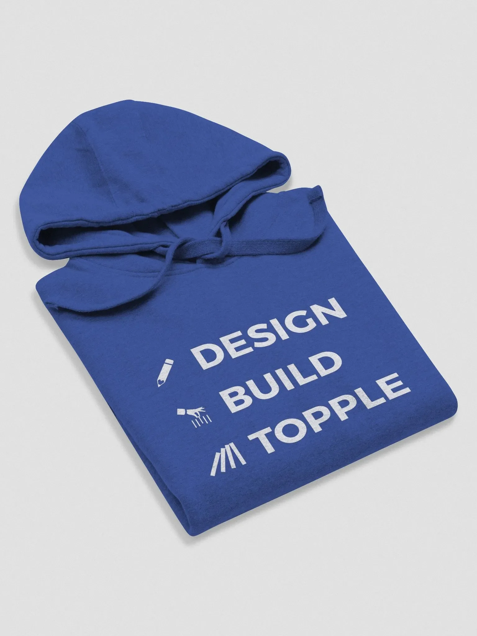 "DESIGN BUILD TOPPLE" Hoodie product image (6)