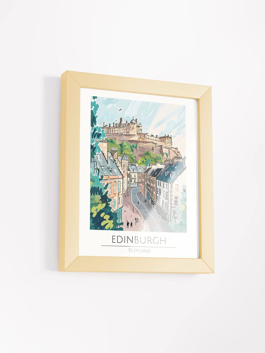 Edinburgh Scotland Framed Travel Poster product image (2)