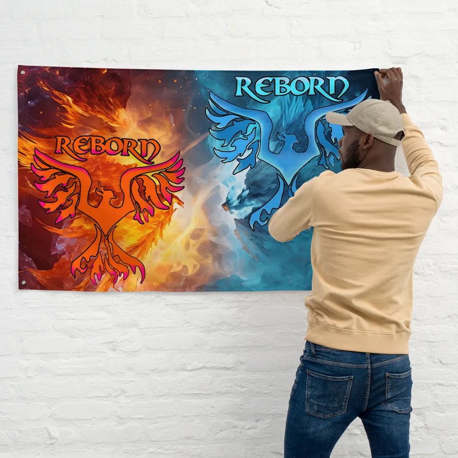 Phoenix All-Over Flag product image (11)
