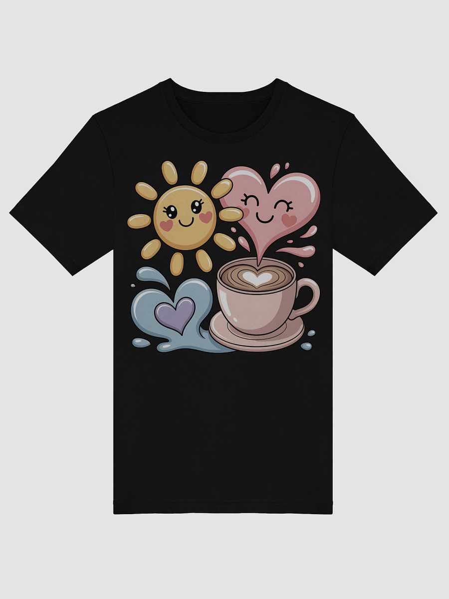 Cheerful Heart and Sun Coffee T-Shirt product image (43)