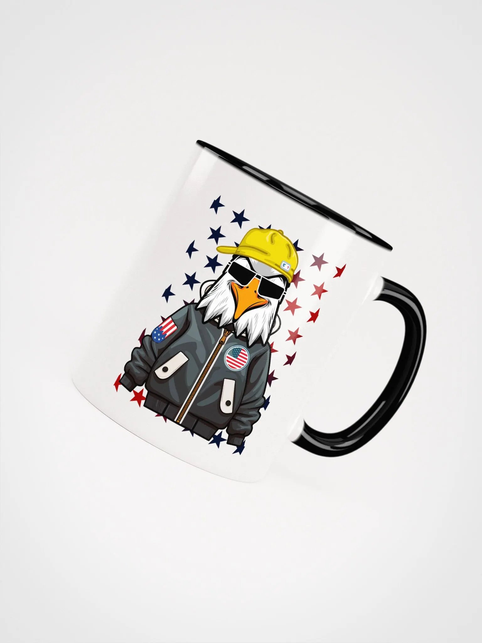 Patriotic Eagle with Stars Ceramic Mug product image (55)