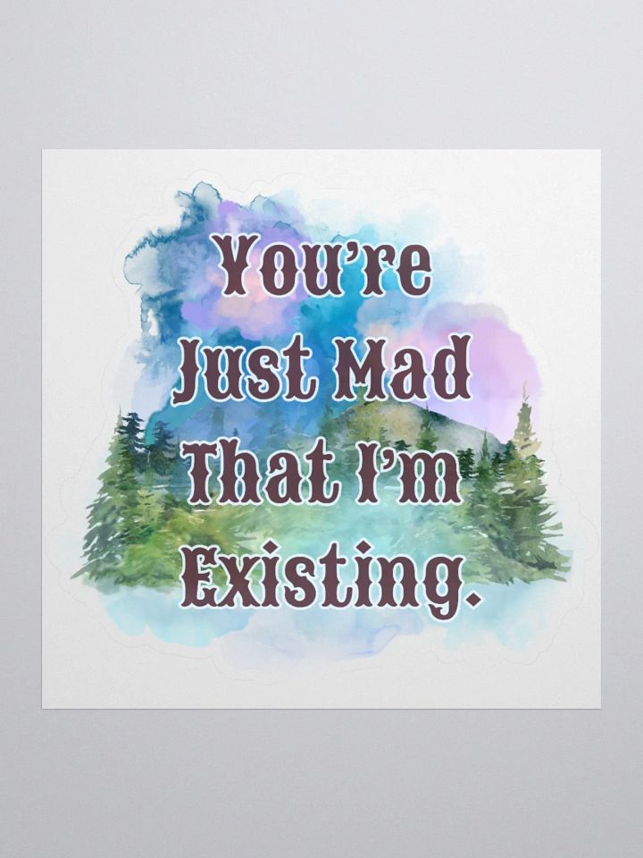 I'm Existing Kiss-Cut Sticker product image (1)
