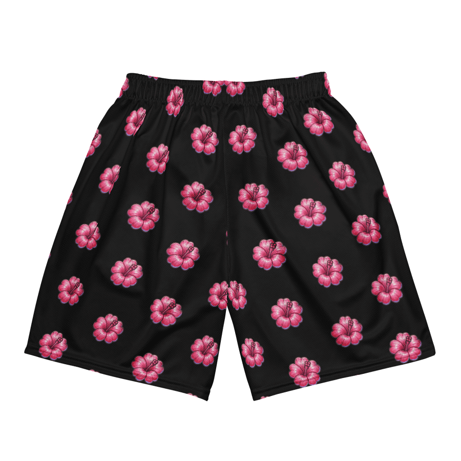 NRG Cherry Blossom Athletic Shorts (Black) product image (6)