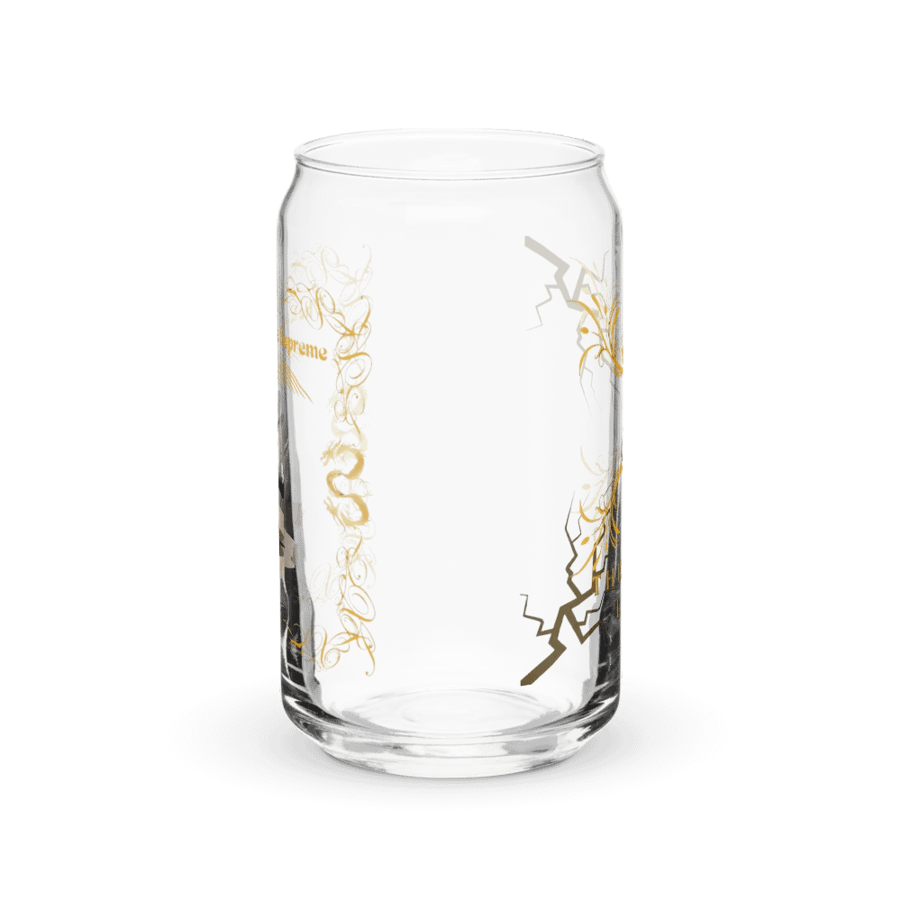 The Lord Luke Supreme Royal duo logo design Can Shaped Glass product image (1)