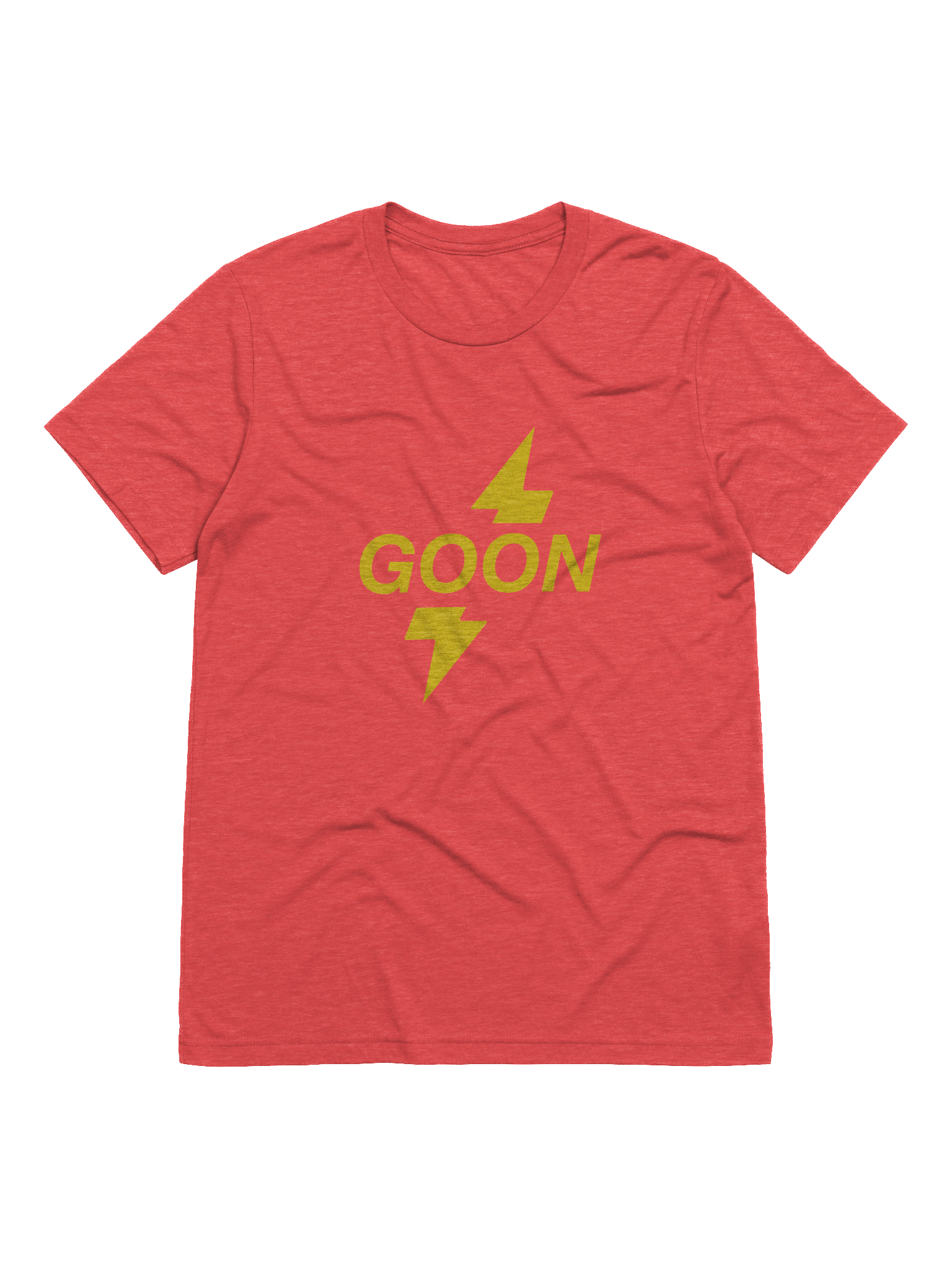 Goon Bolt Short Sleeve T-Shirt Red (Large Logo) product image (1)