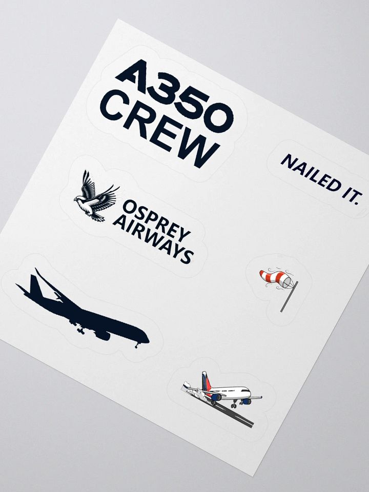 A350 Crew Sticker Set product image (4)