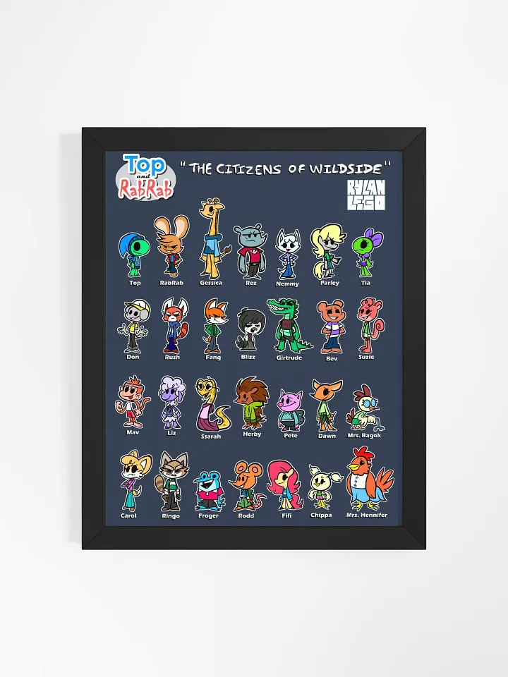 Top and RabRab Wildside Citizens Framed Poster product image (2)
