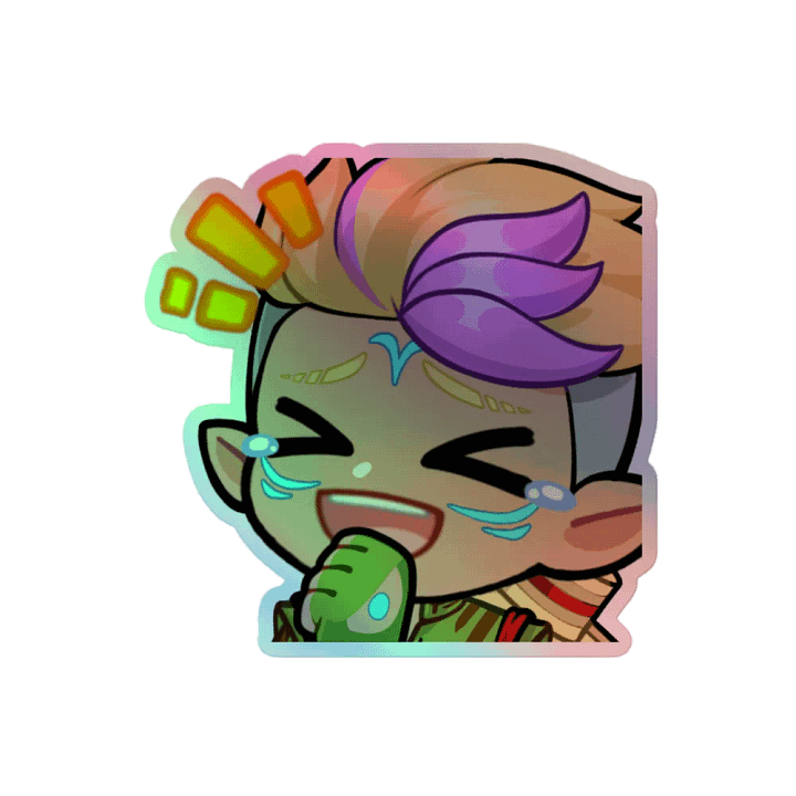 AfressKEK Emote Holographic Sticker product image (2)