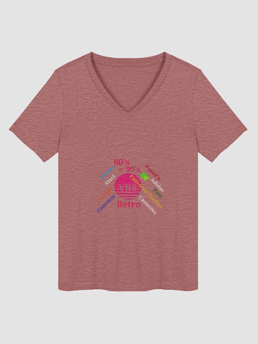 Retro VHS Dream Women's V-Neck Tee product image (1)