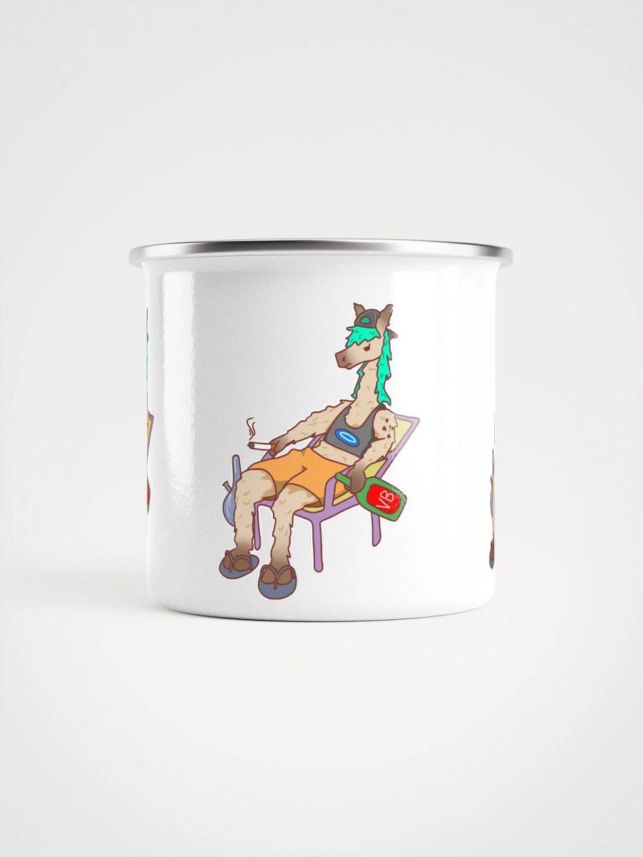Bogan Lama Enamel Mug product image (2)