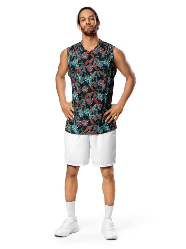 Tropi-cool | Recycled Unisex Basketball Jersey product image (1)