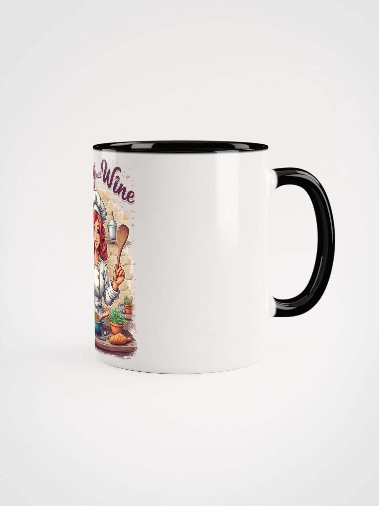 Vibrant Chef's Mug: Cooking with Wine product image (12)