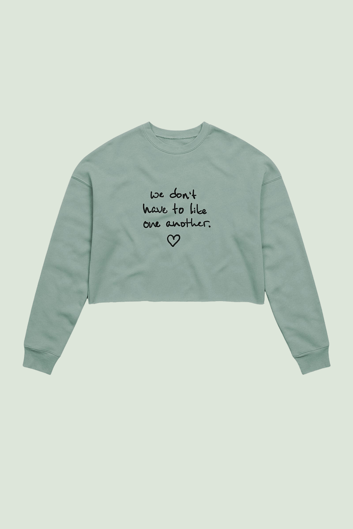 ONE ANOTHER printed cropped crewneck product image (1)