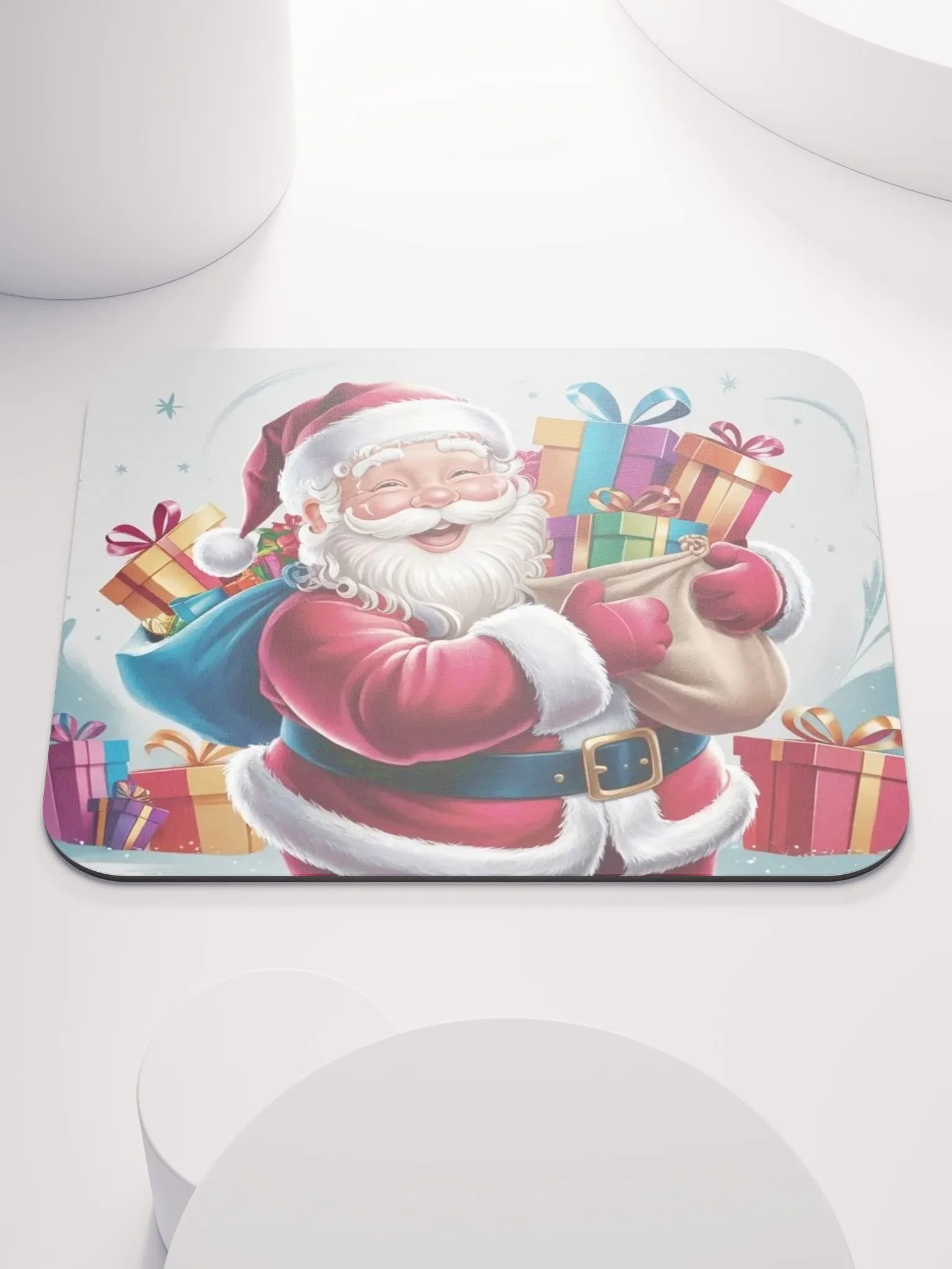 Festive Santa Mouse Pad product image (1)