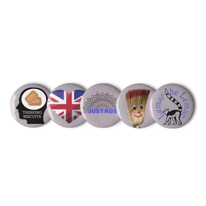 Set of 5 Pin Bages product image (3)
