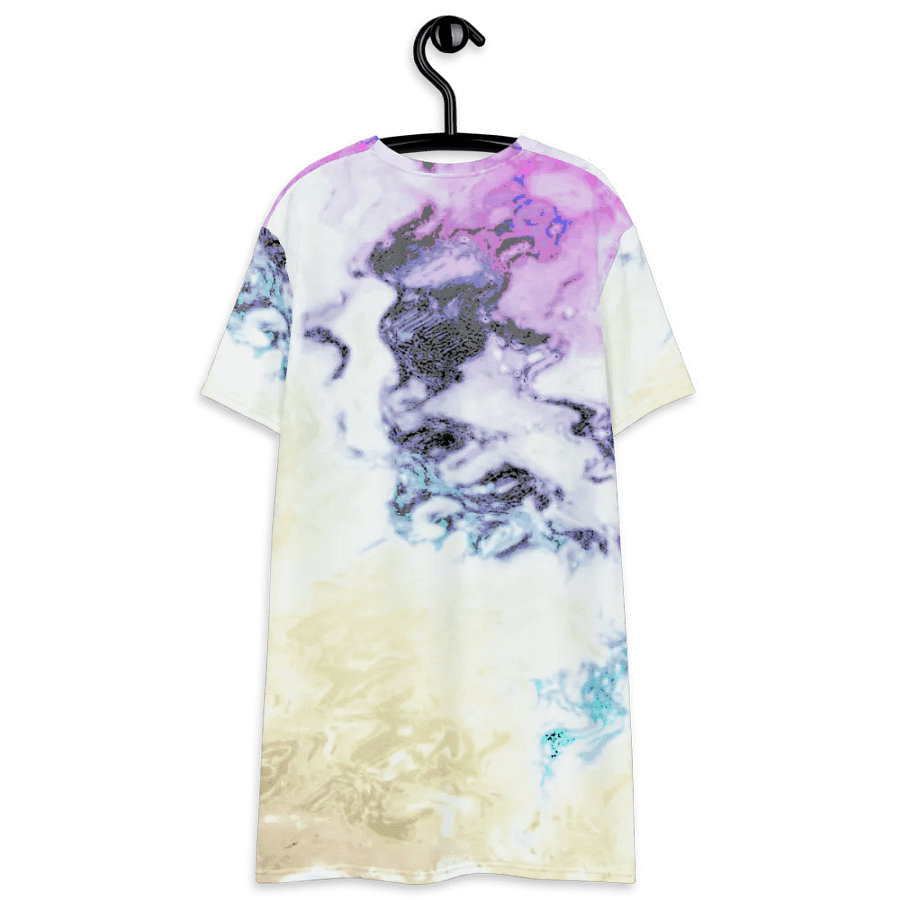 Pastel Abstraction Ladies T Shirt Dress product image (9)