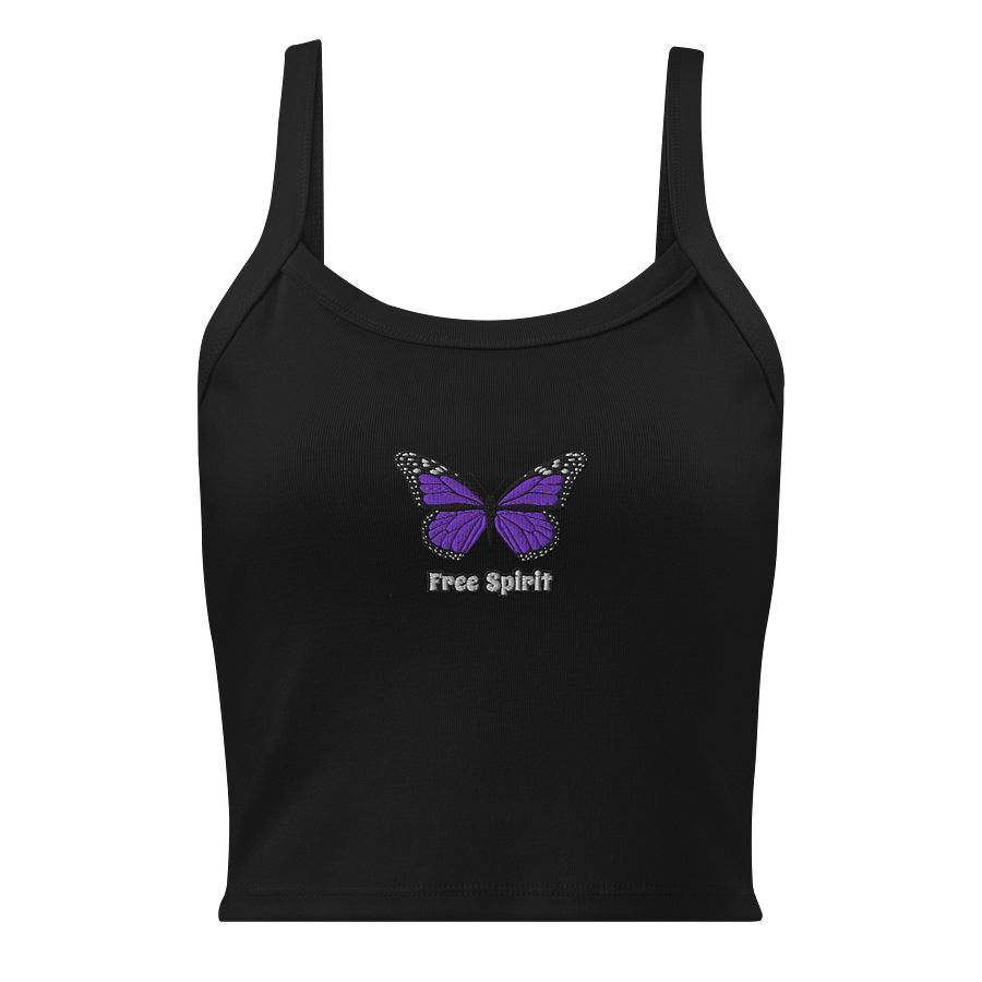 Embroidered Free Spirit Purple Butterfly Tank product image (9)