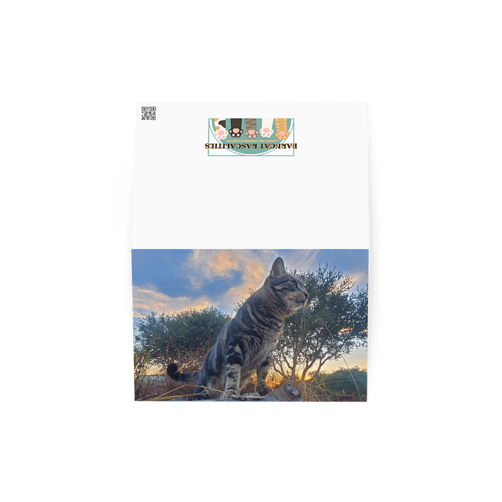 Purrsie's Golden Hour Greeting Card product image (2)