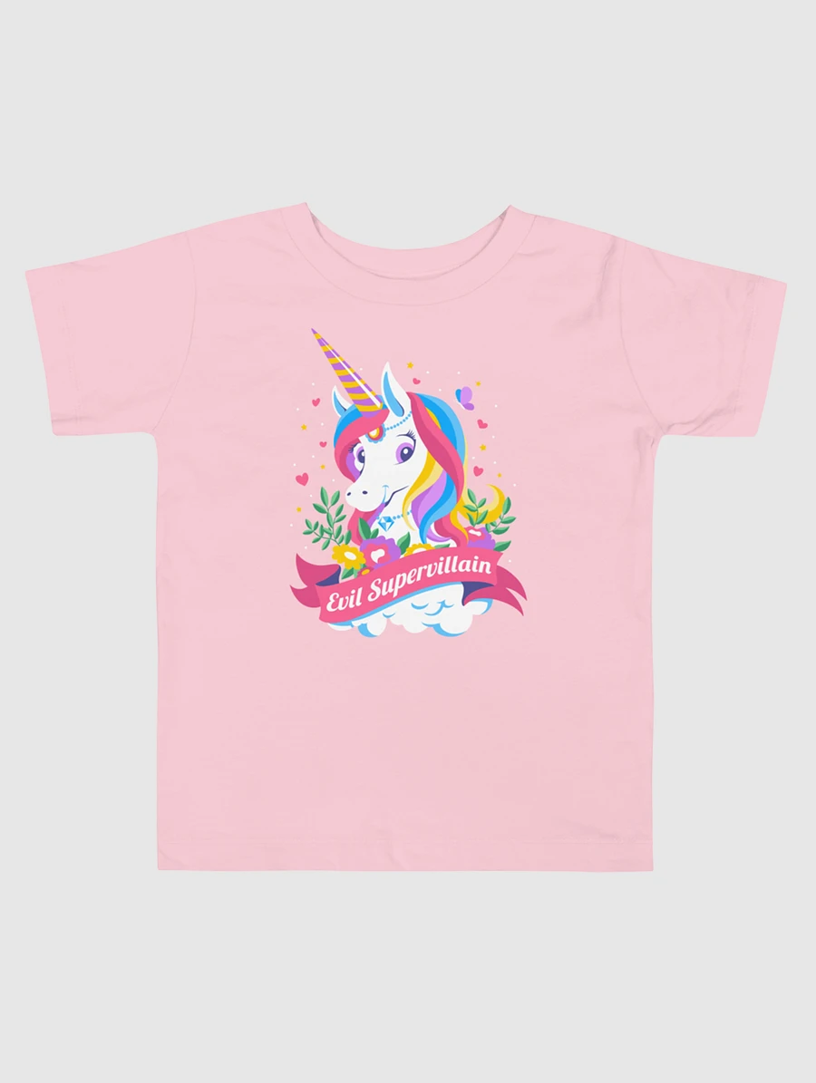 Evil Supervillain Pink or Black Toddler T-Shirt product image (1)