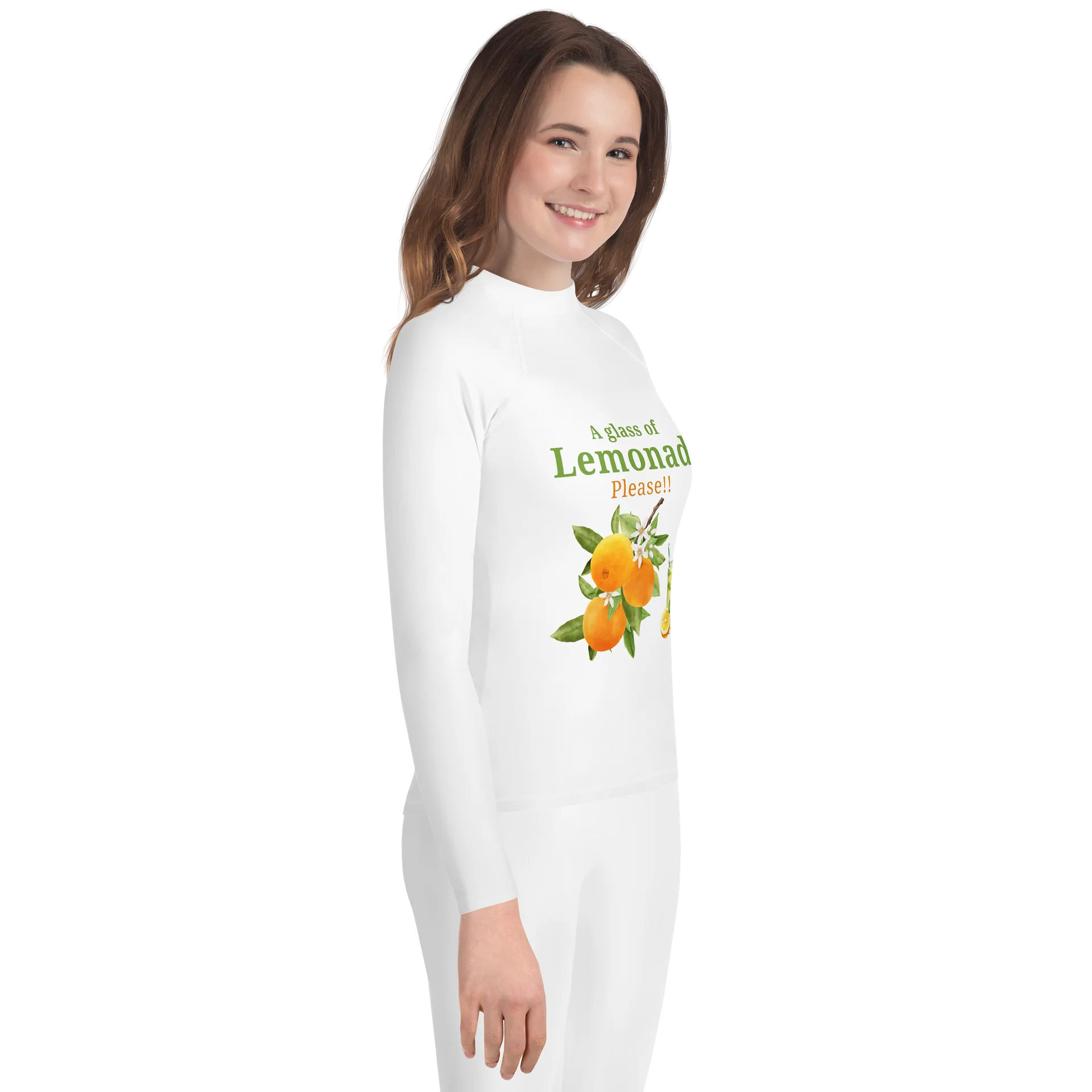 Citrus Splash Youth Rash Guard product image (4)