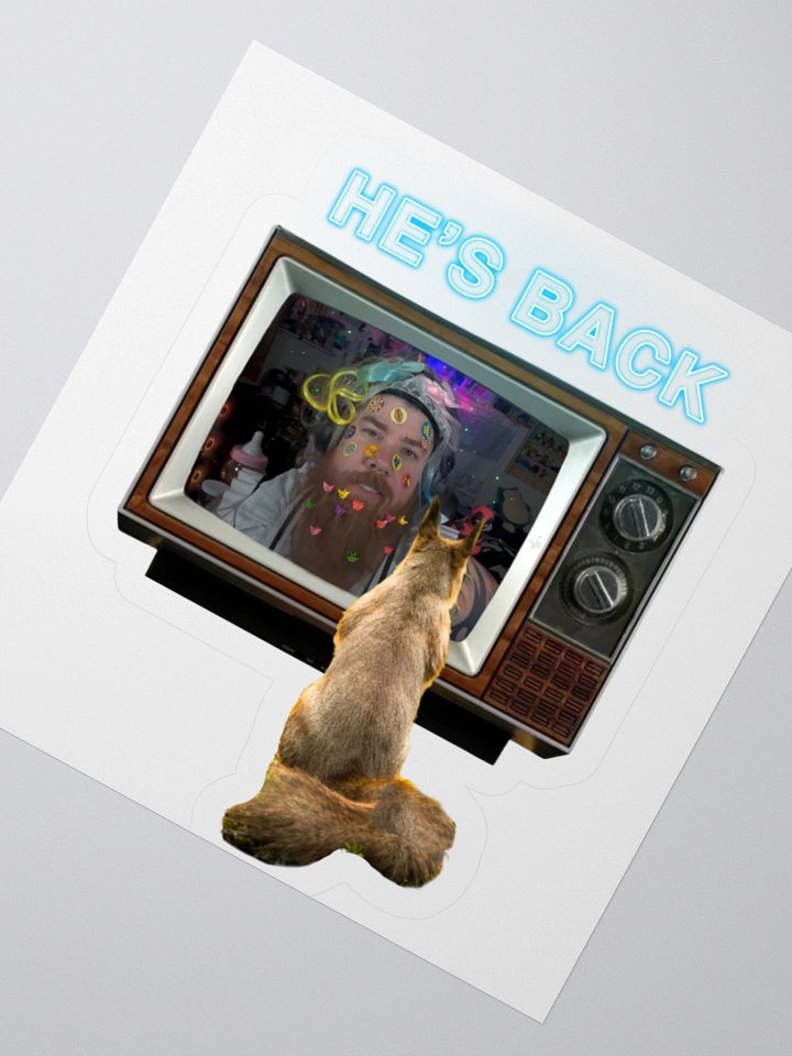 Waffles - He's Back Sticker product image (4)