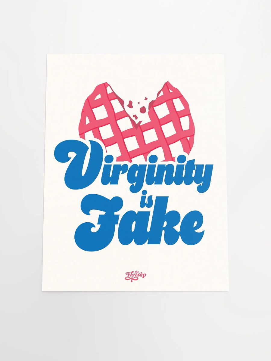 Virginity is Fake 12x16 poster product image (4)