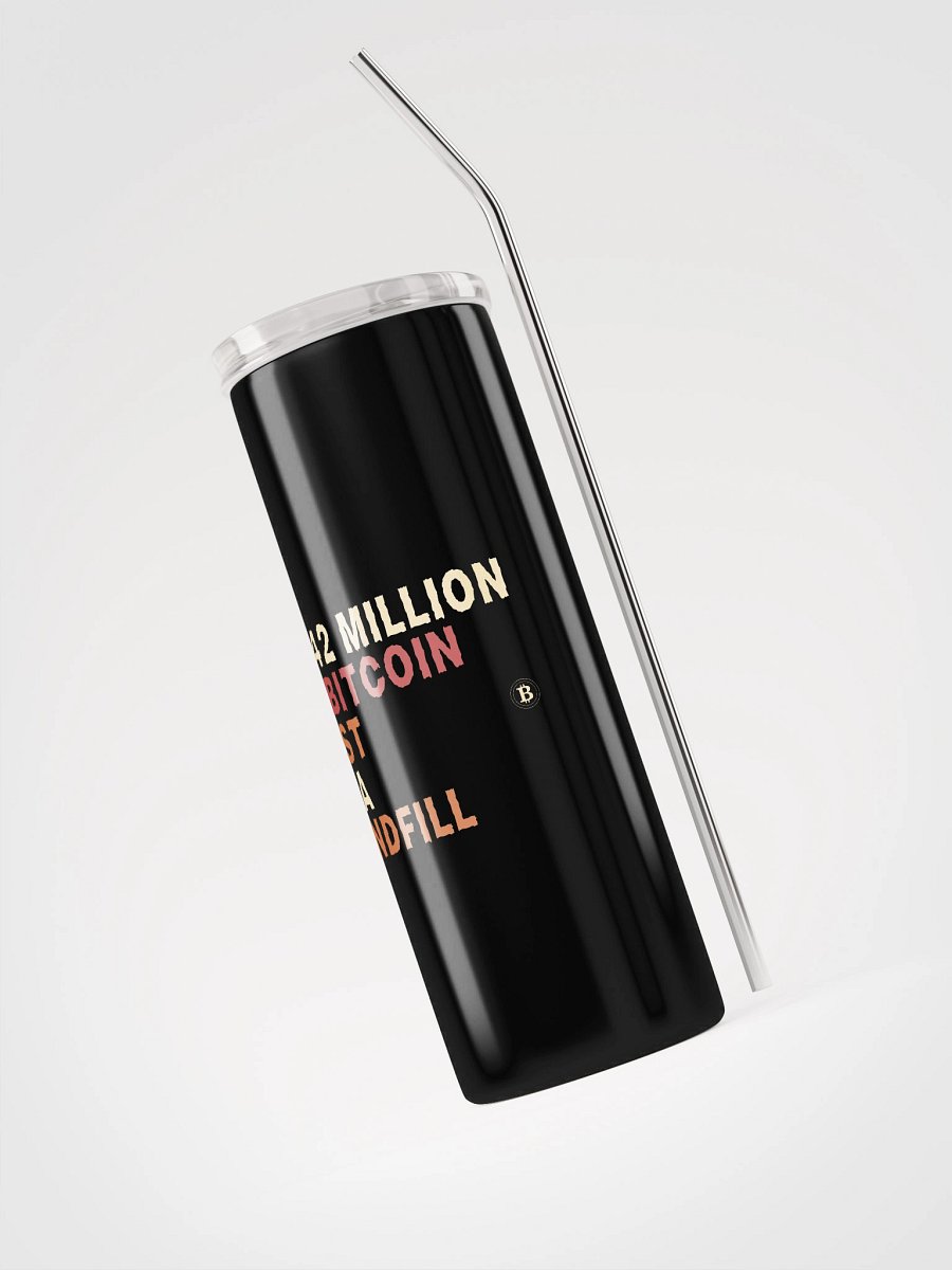 Cryptocurrency Mishap Stainless Steel Tumbler product image (3)