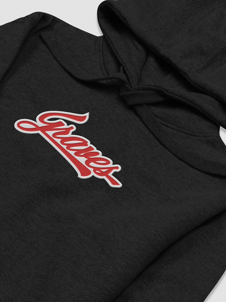 Graves Signature Red Cursive Hoodie product image (3)