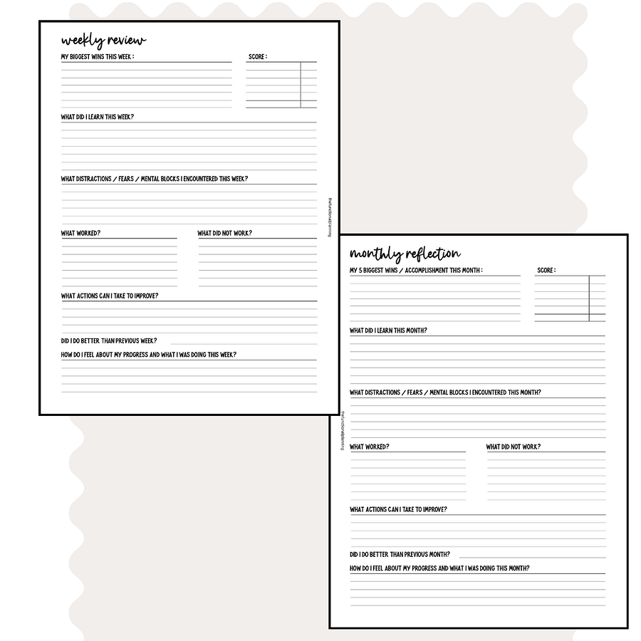 Weekly & Monthly Reflection - HP Classic product image (2)