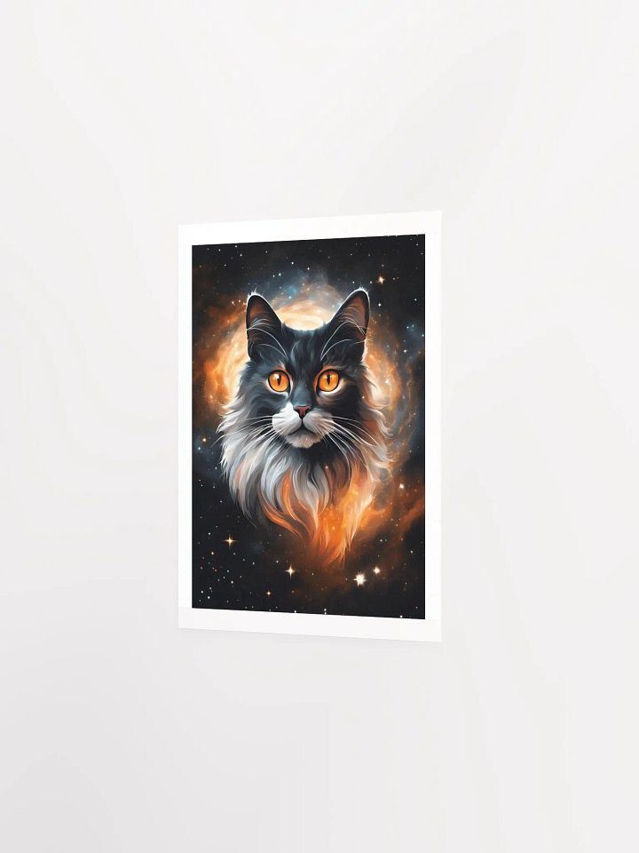 Cosmic Main Coon Cat Fantasy Poster product image (9)