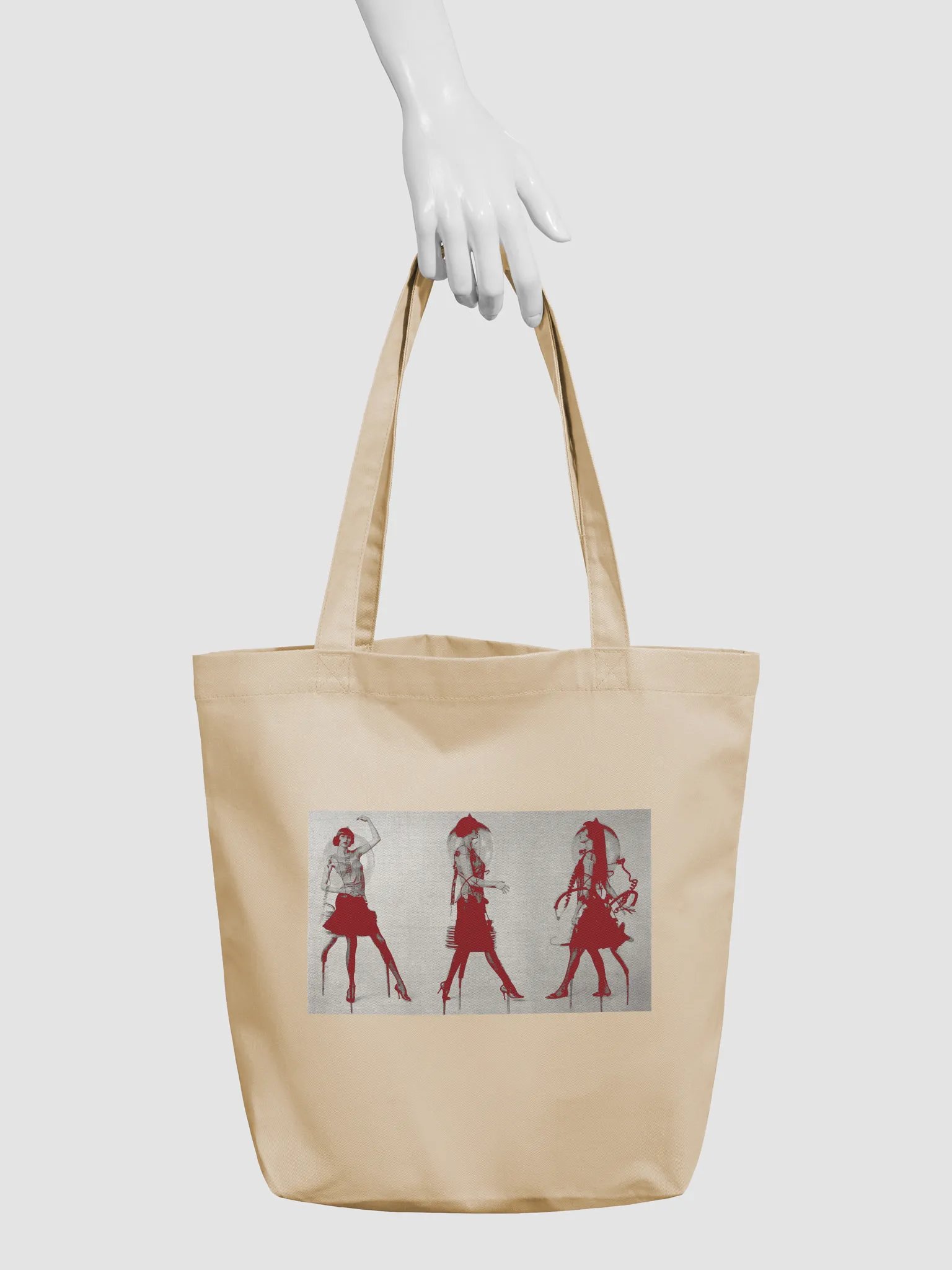 Avant-Garde Red Fashionistas Tote Bag product image (1)