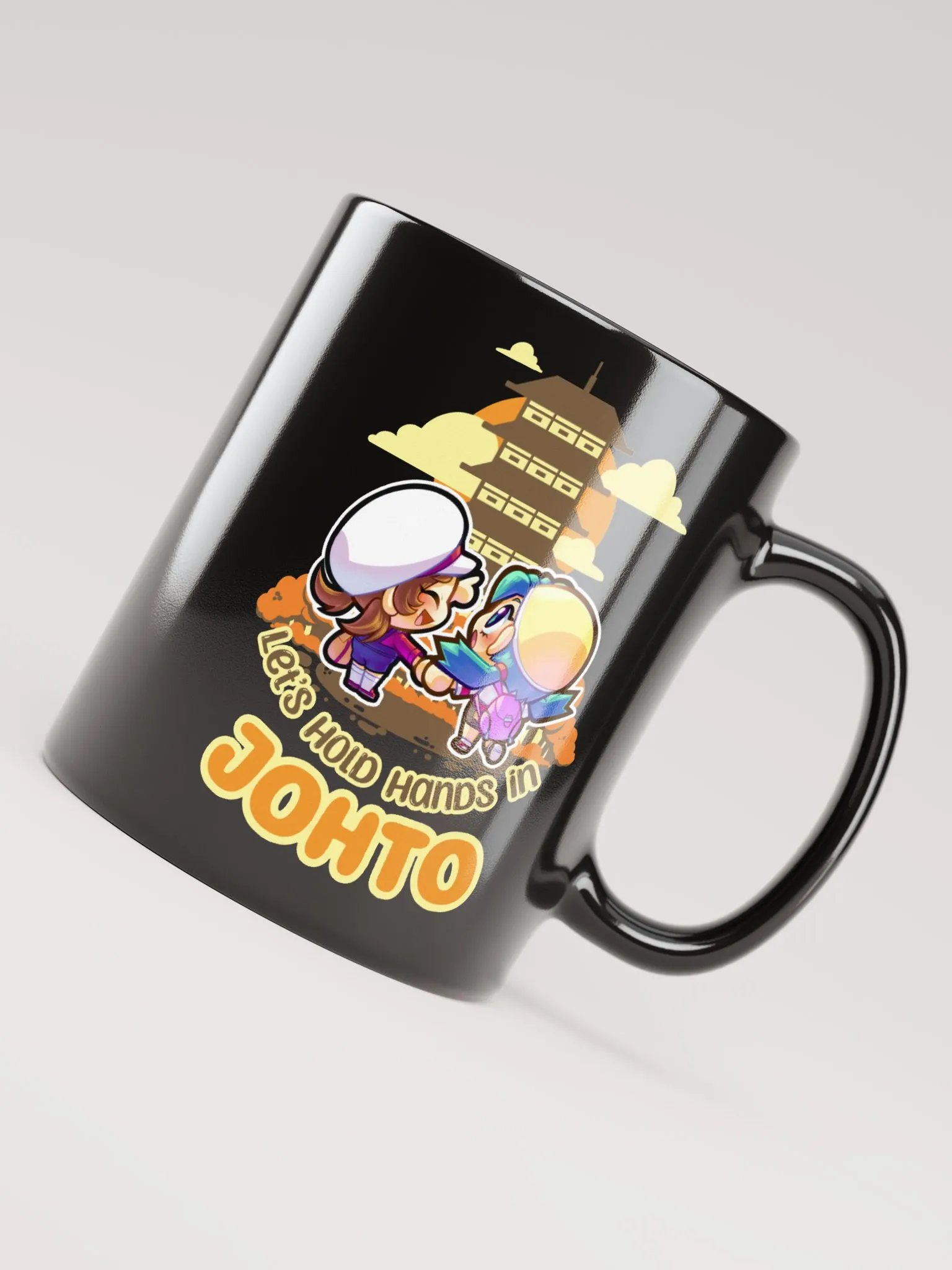 Let's Hold Hands in J Girls - Mug (Black) product image (3)